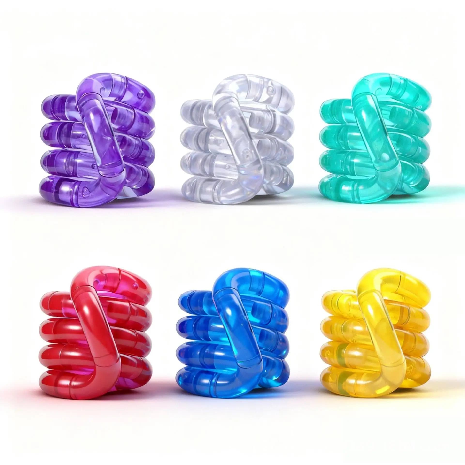 Giocattolo Squishy che Cambia Colore per Bambini, Palla Antistress Arcobaleno, Giocattolo Sensoriale per Allenamento della Concentrazione, Regalo per ADHD