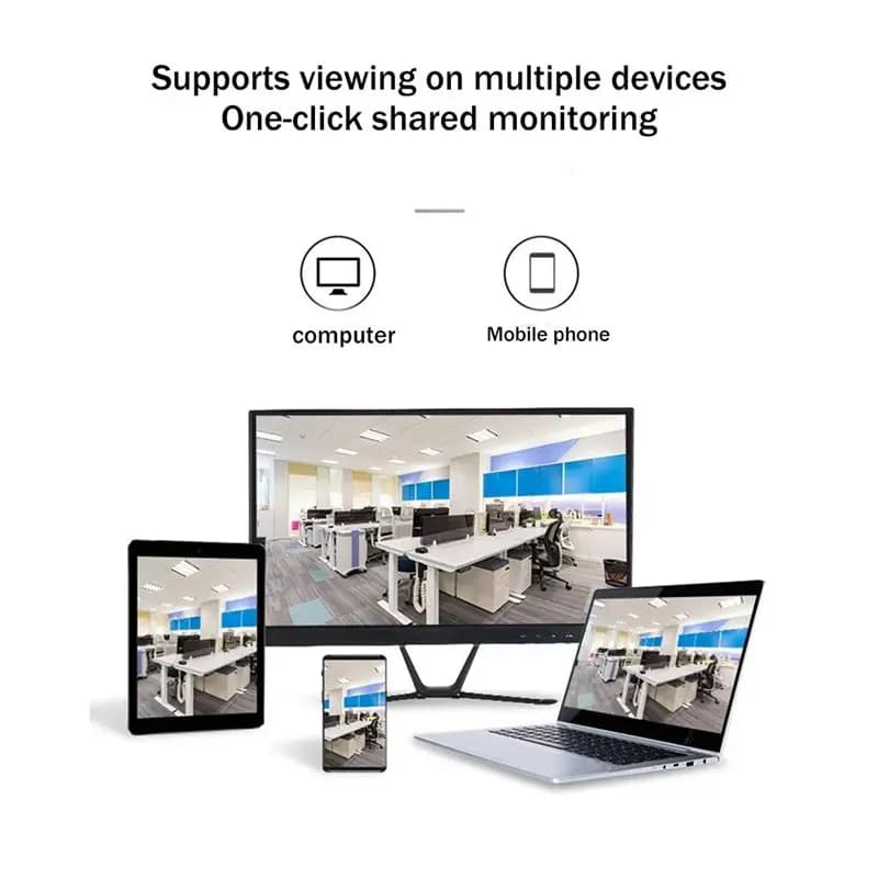 AS62 Telecamera Binoculare Wireless WIFI 3MP HD con Visione Notturna a Colori, Telecamera di Sorveglianza Impermeabile per Esterni con Spina EU