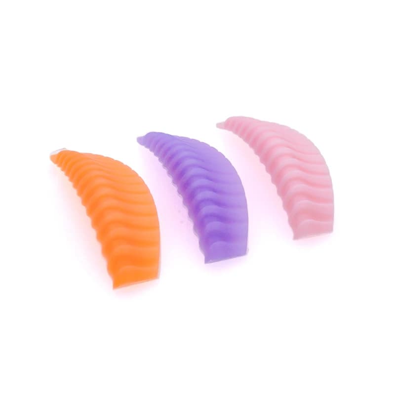 4 reusable pairs lifting pads lamination silicone strip vertical rods permanent 3D eyelash extension bigodino makeup tool