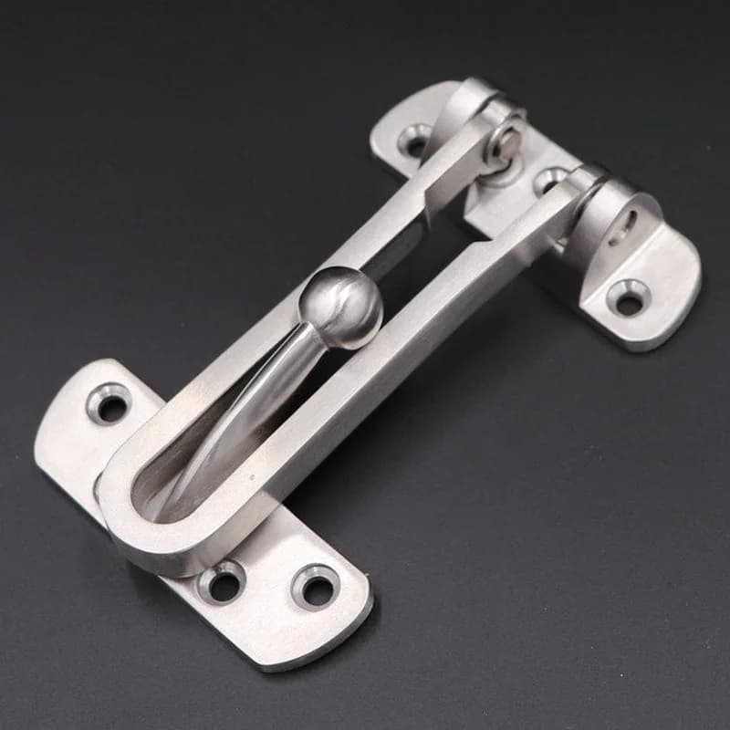 Serratura Antifurto in Acciaio Inox 304, Catena di Sicurezza per Porta, Bullone per Porta, Catena di Bloccaggio Inverso, Accessori Hardware