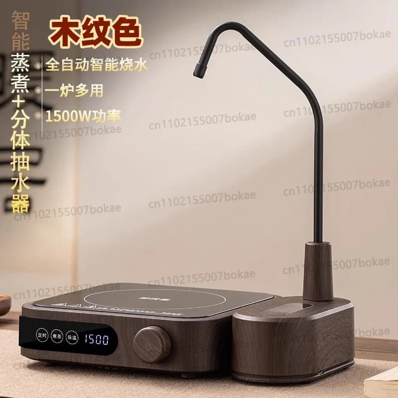 Electric ceramic stove tea maker - compact, detachable, automatic water refill, electric kettle, tea brewing stove