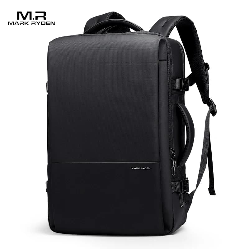Zaino minimalista MARK RYDEN, zaino per laptop da 17,3 pollici con porta USB, cinghia per bagagli e organizer multitasche