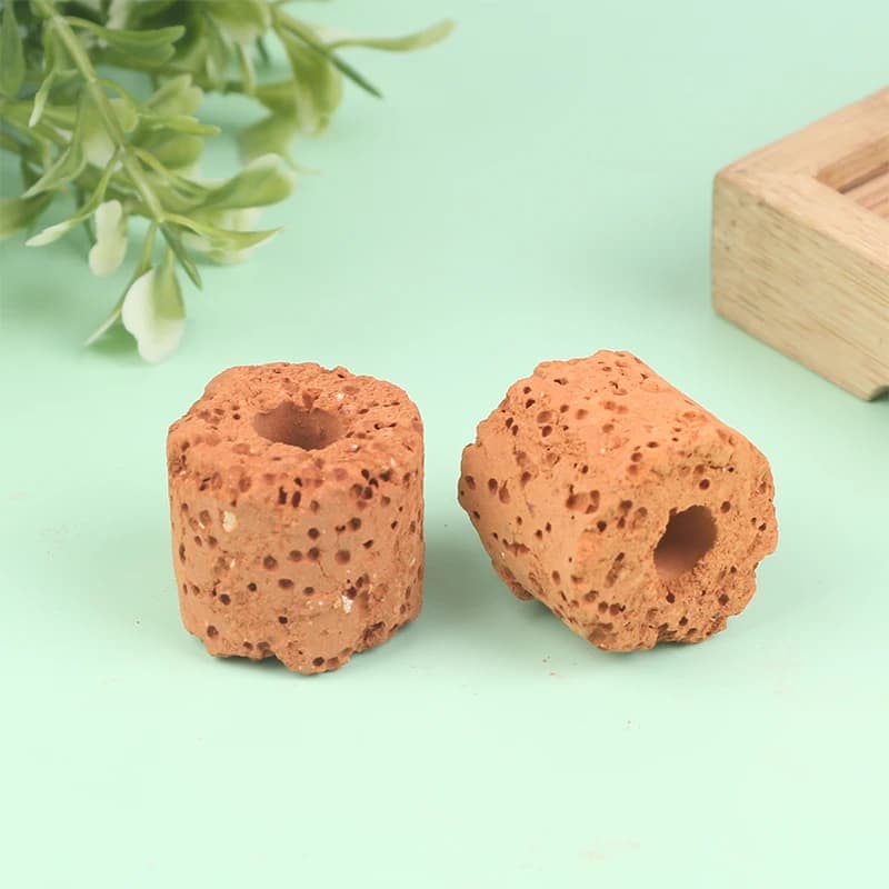 Nuovo Set da 10 Pezzi: Anelli in Ceramica per Piante Acquatiche, Supporti per Filtri e Piante in Acquario, Strumento di Fissaggio per Supporto Pesi e Media Acquatica