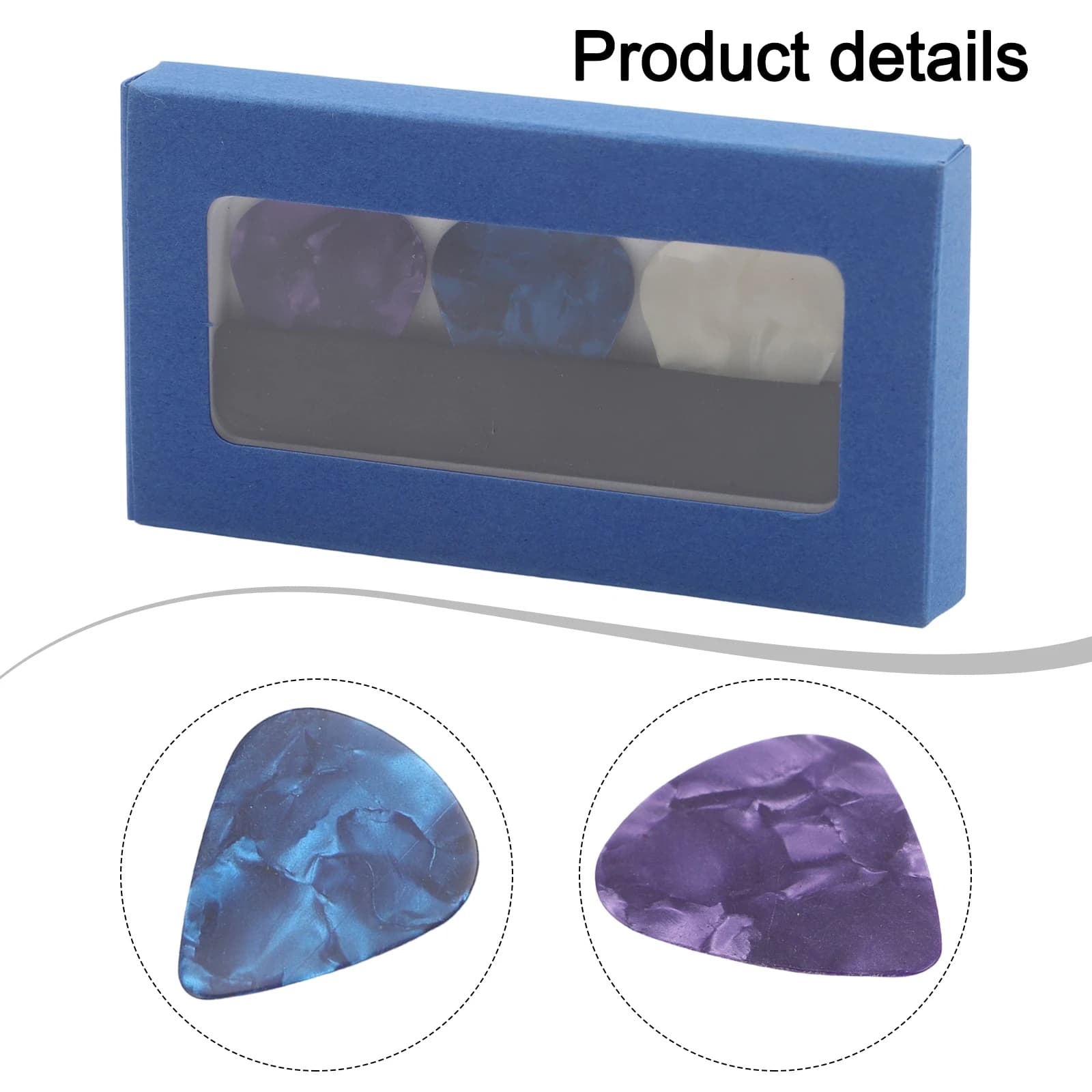 Anti-slip Plectrum Holder Guitar Pick Box Musical Performances Black Accessory Anti-slip Teeth Grip For Guitars