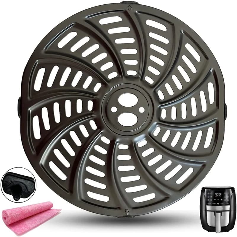 Replacement parts for Rack for home perforated tray for air frying pan for dishwasher for instant 6QT pumpkin GAF698/ GAF686