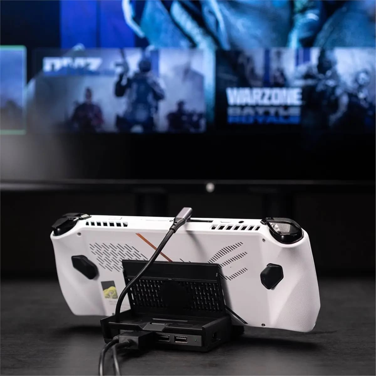 Accessori Digitali Essenziali per SteamDock Stand con Hub USB C Staccabile, Stazione di Docking DeX per Ally