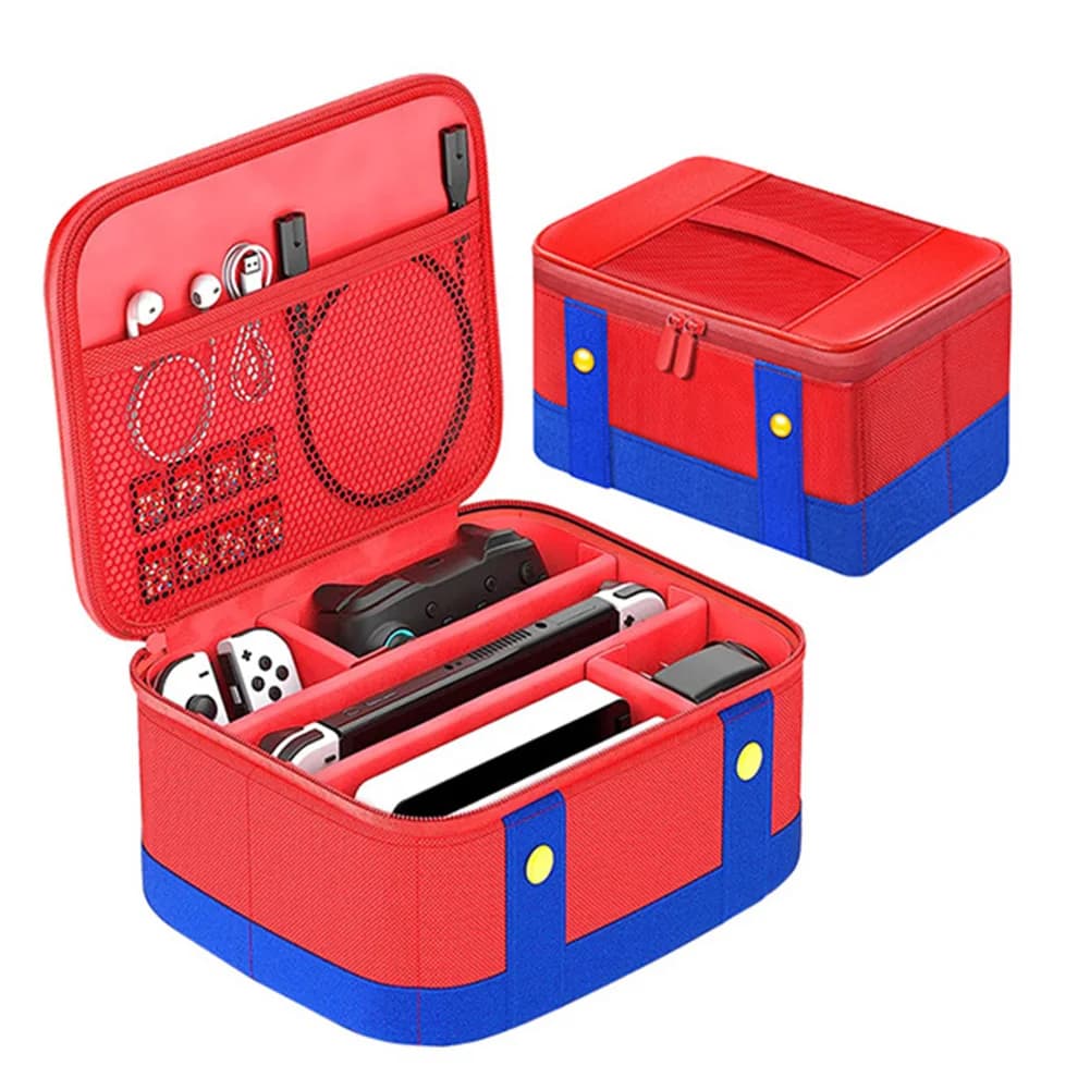 Custodia Protettiva Grande Antiurto da Viaggio, Borsa Anti-graffio per Accessori di Gioco NS Switch/Switch OLED