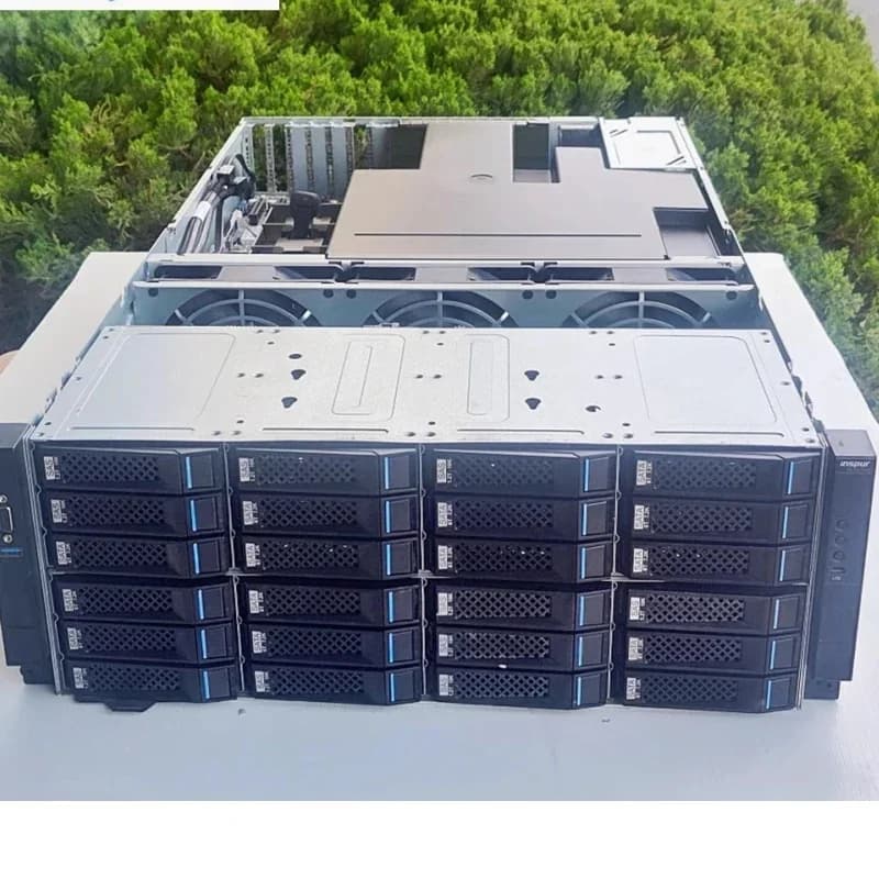 Piccolo nuovo server 24 36 con telaio a disco 6GB12GB assemblato per installare lo stoccaggio NAS sostituibile a caldo con rack 2U4U