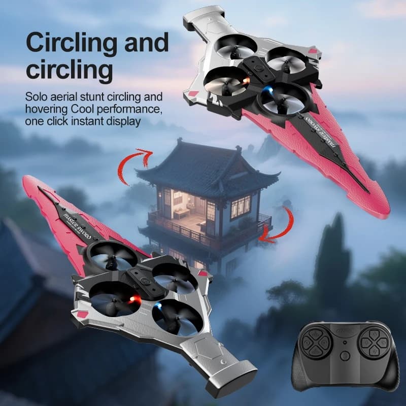 150M Circling Around Telecomando Spada Volante Drone Giocattolo 2.4G Gesto-sensing EPP Matetial Anti-Caduta 360 ° Rotolare il quadricottero RC