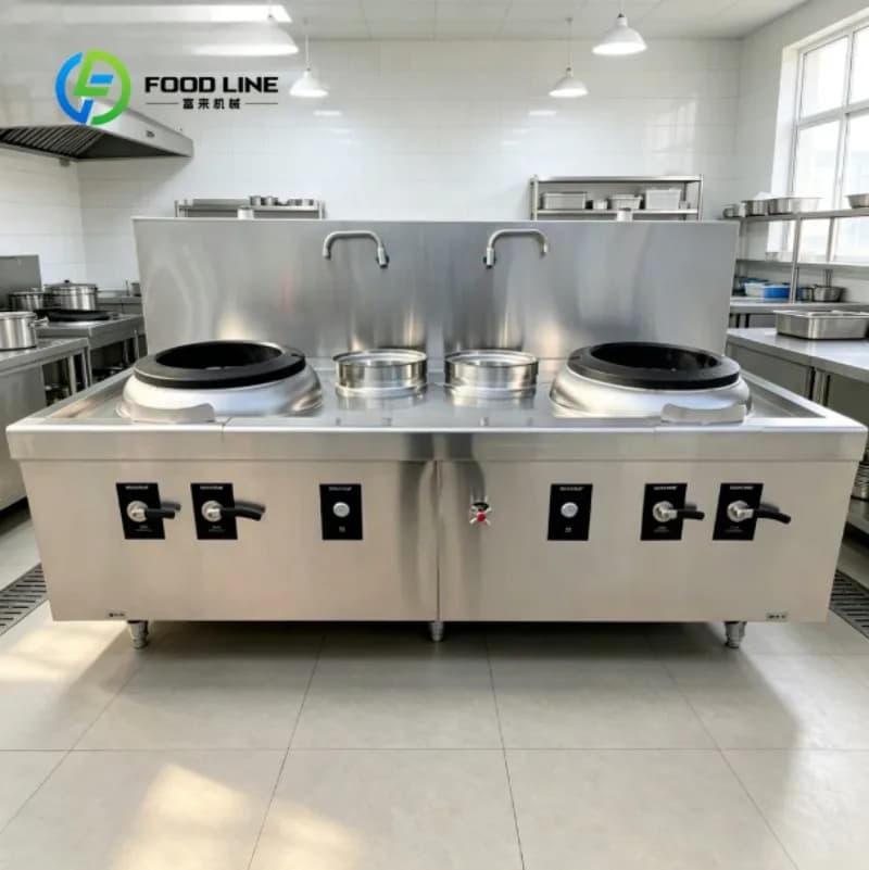 Fornello Commerciale per Stir-Fry, Riscaldamento a Induzione per Stir-Fry, Frittura, Frittura in Friggitrice, Bollitura e Stufatura nelle Cucine Professionali