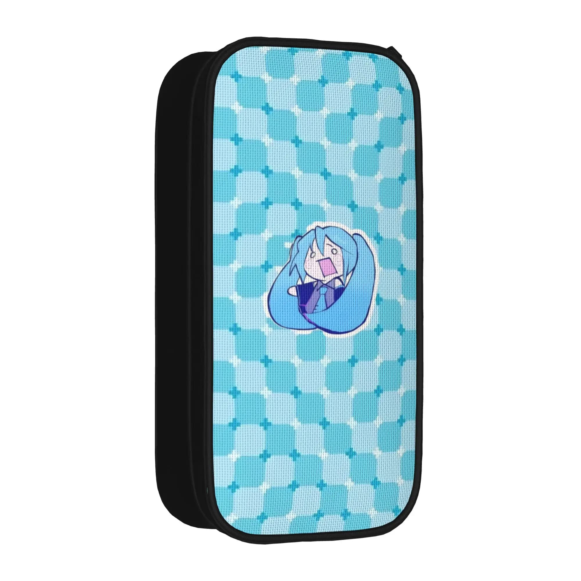 Anime Hatsunes Mikus Pencil Case New Pen Box Bags Student Big Capacity Students School Gifts Pencil Box