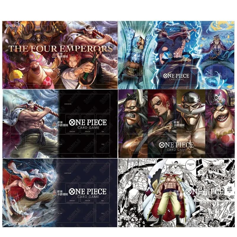 600x350mm Barba Bianca Serie OPCG One Piece Single-player Duel Playmat Cartoon Edward Newgate Gioco da tavolo in gomma Mouse Pad Giocattolo