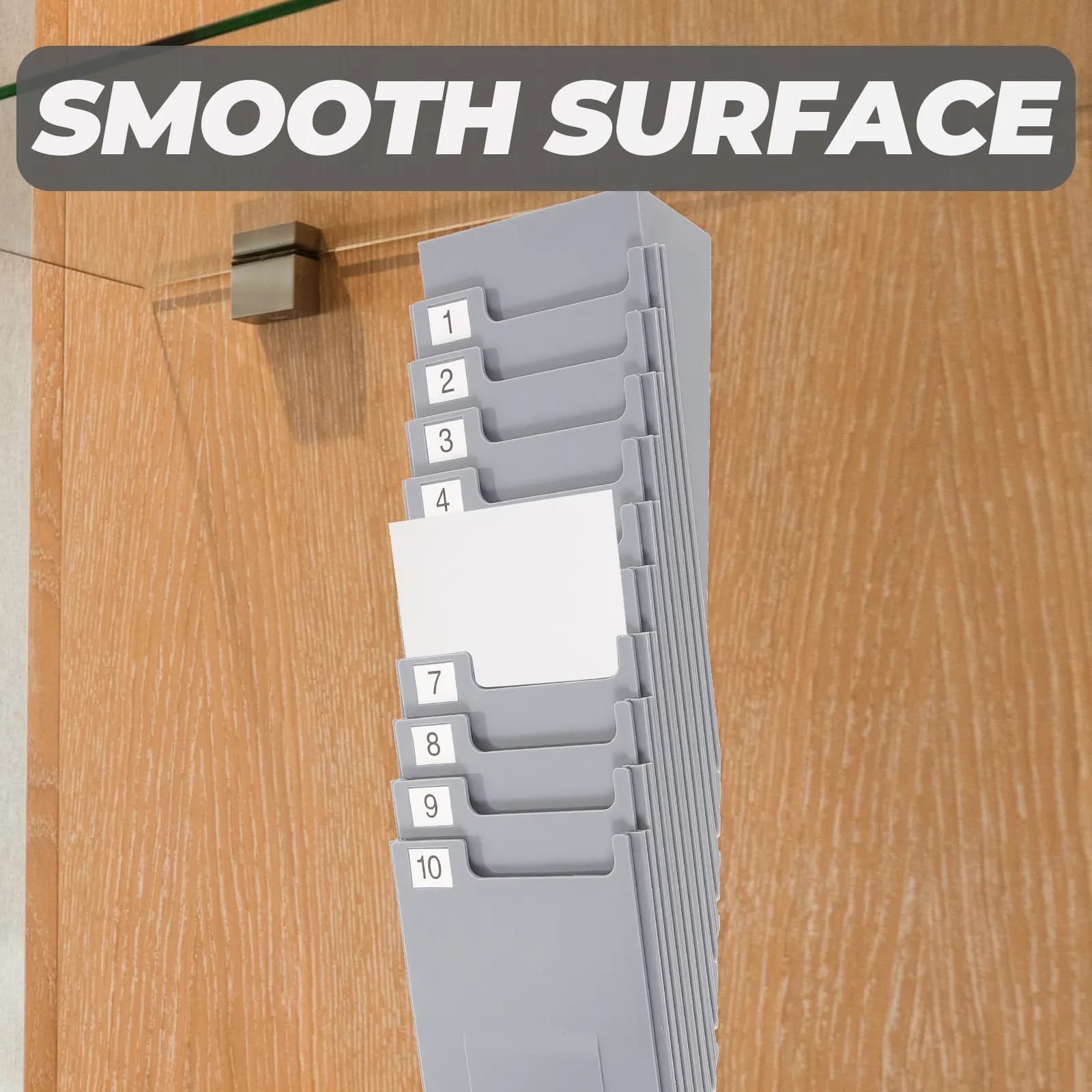 Porta Tessere in Plastica con Scomparti Multipli per Tessere Materiali da Magazzino, Etichette Presenze, Ufficio, Scuola, Cucina - Organizzatore Multiuso