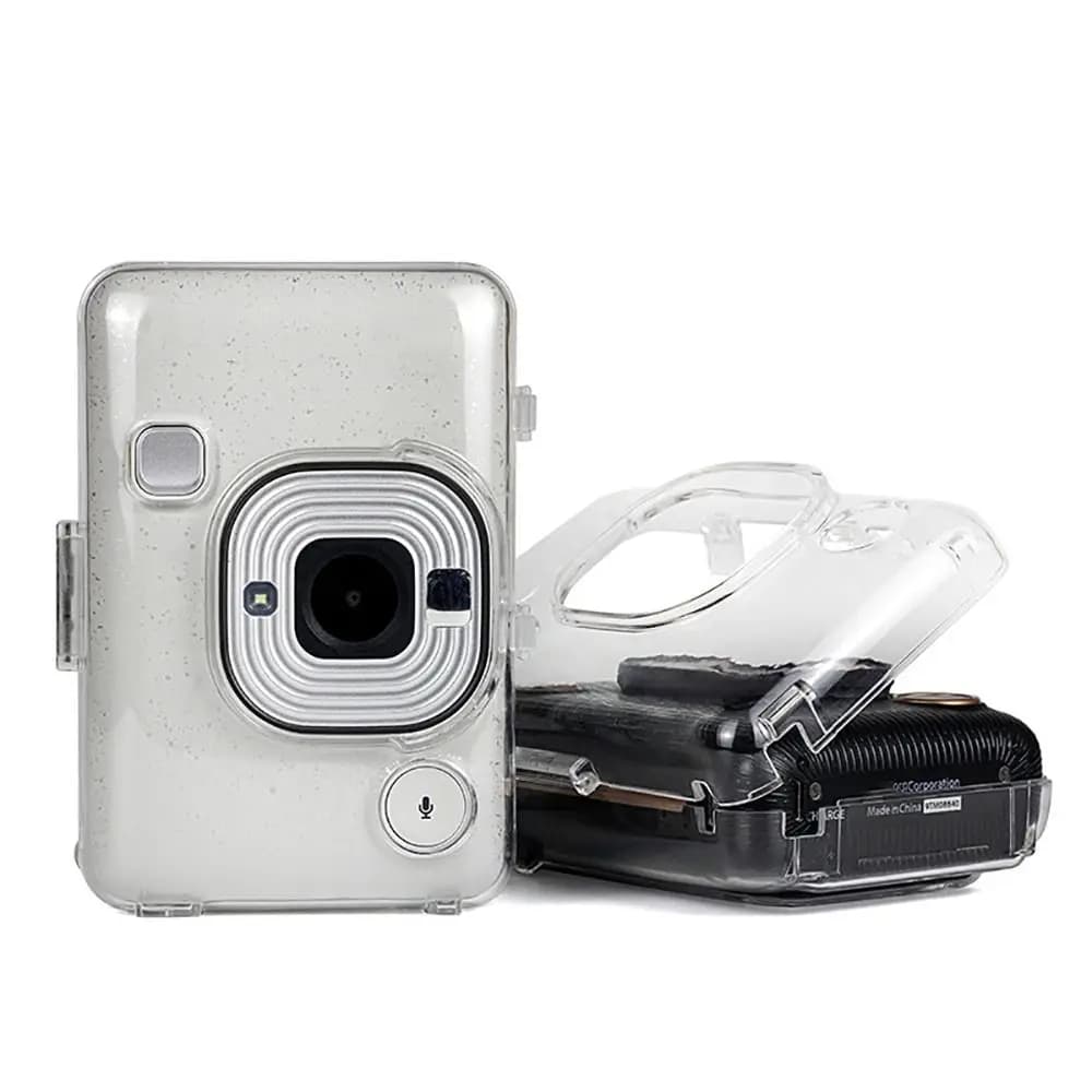 Custodia protettiva in PVC trasparente di cristallo Custodia protettiva per fotocamera istantanea per Fujifilm Instax mini Liplay