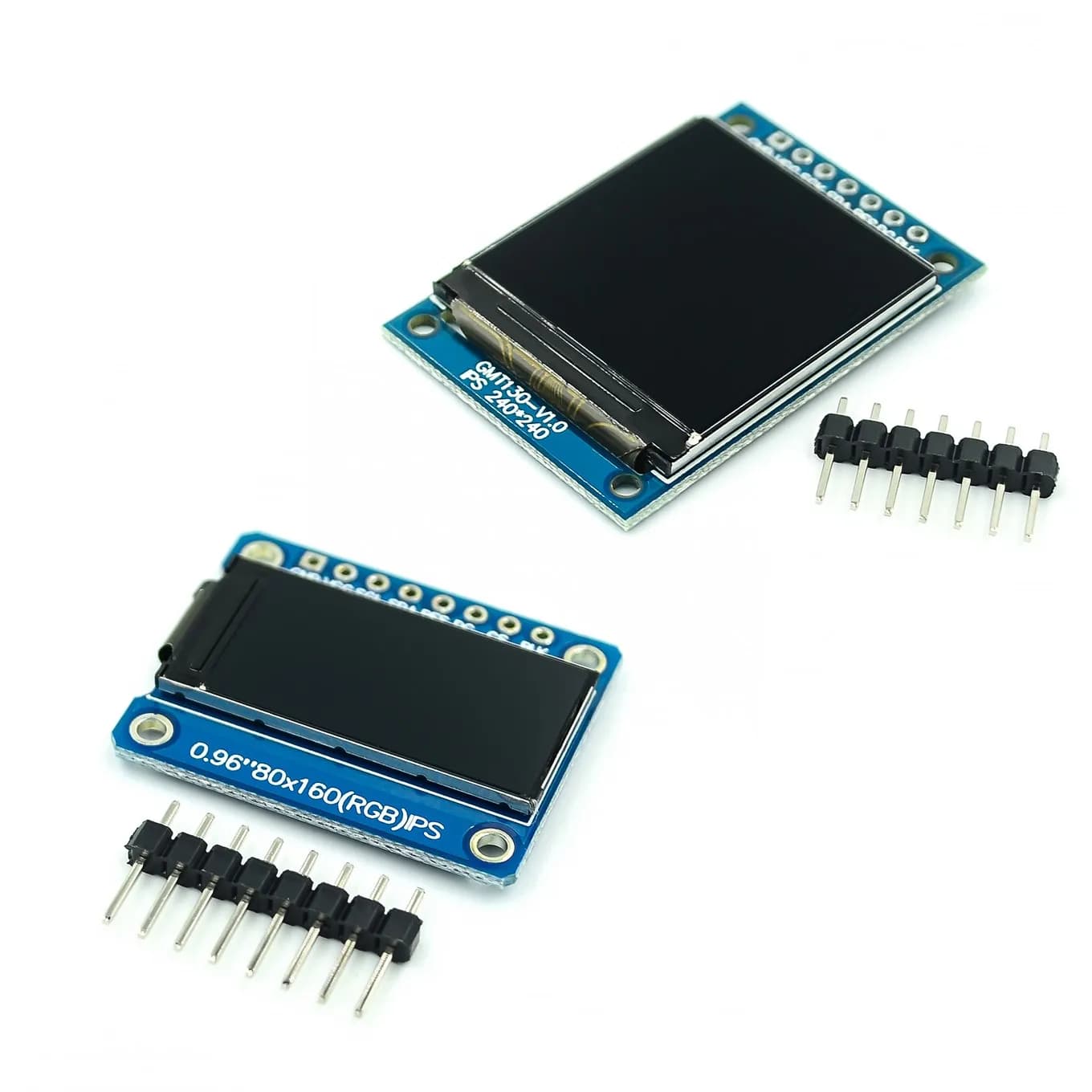 Display TFT da 0,96 / 1,3 pollici IPS 7P SPI HD 65K Modulo LCD a colori ST7735 Drive IC 80 * 160 (Non OLED) per Arduino
