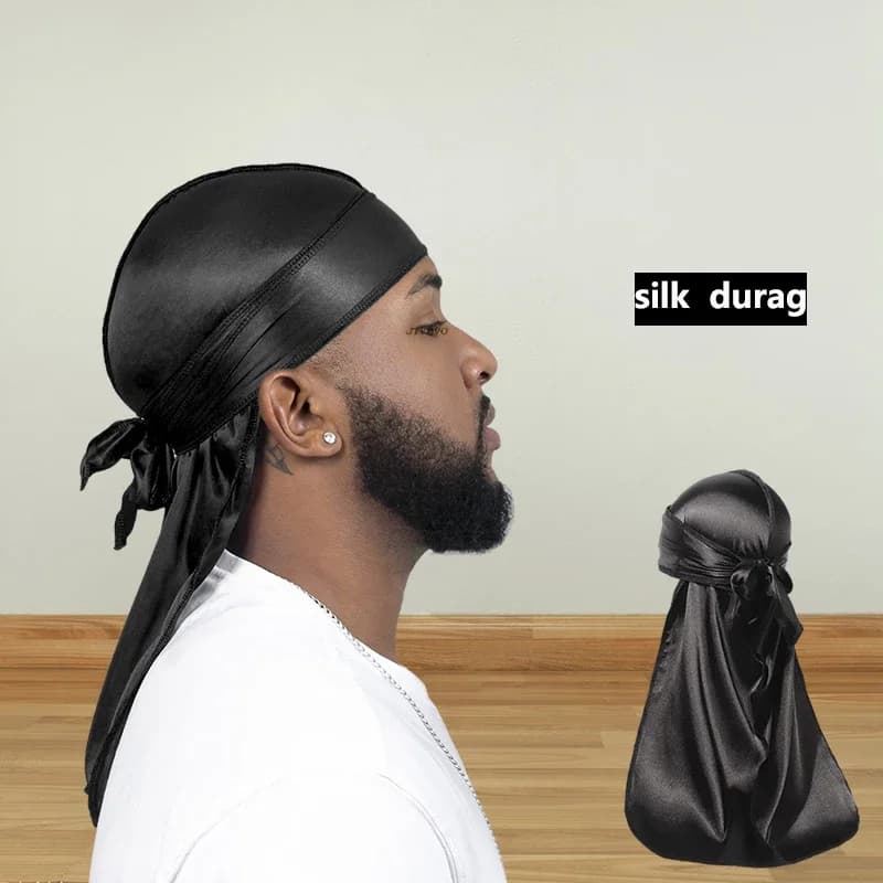 Unisex Adult Raso Doo Rag Durag Bandane Berretto Pirate Hat Turbante Man Hip Hop Fascia Biker Headwrap Woman Copricapi
