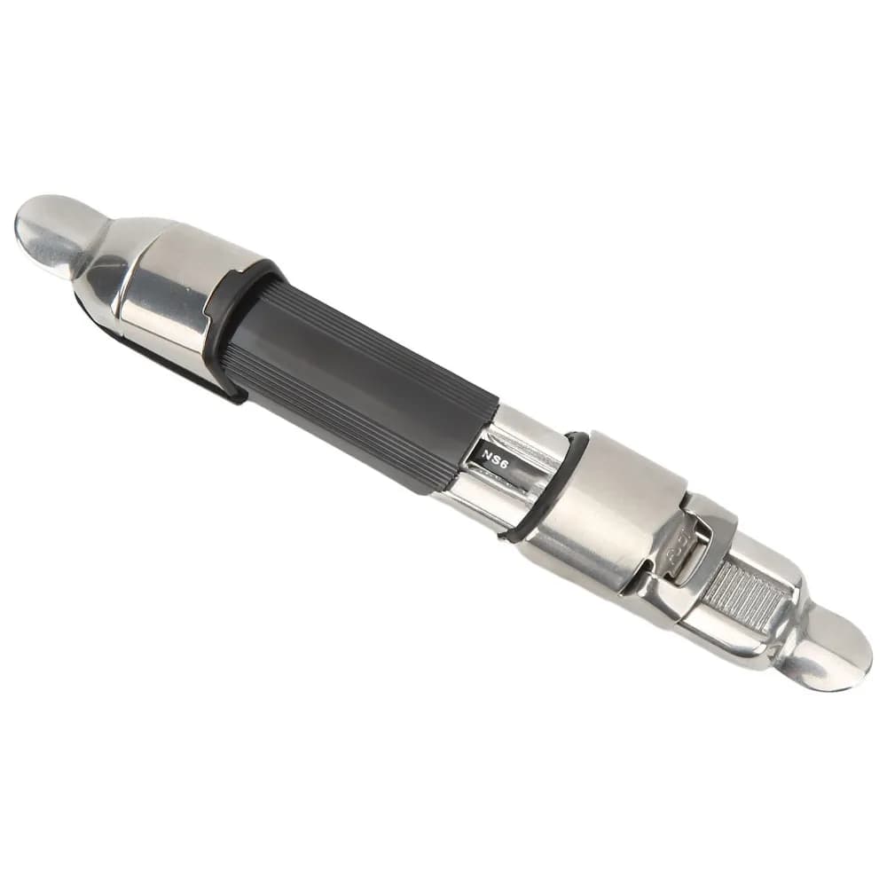 Set di 5 Portamulinelli in Acciaio Inox con Cuscinetto in Gomma, Leggeri e Resistenti, Accessori per la Pesca