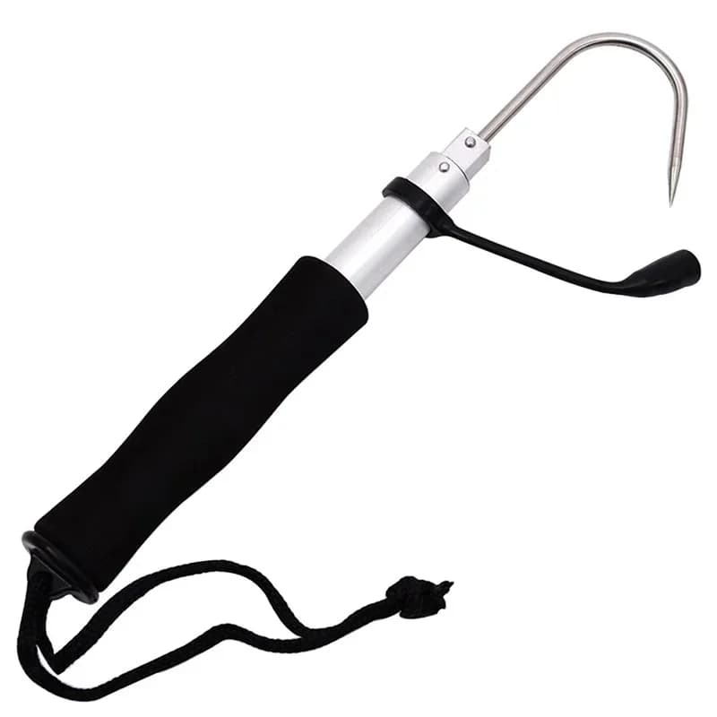 Amo da pesca con ancoraggio per pesca sul ghiaccio Ami da pesca telescopici in acciaio inossidabile in acciaio inossidabile Dispositivo di sollevamento per pesci Multifu Gear