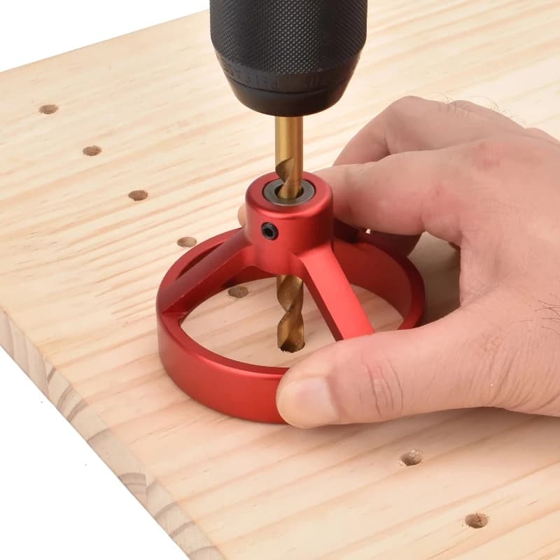 7 pz/set guida di perforazione per fori diritti in legno maschera di centraggio tassello autocentrante per strumenti di lavorazione del legno da falegname