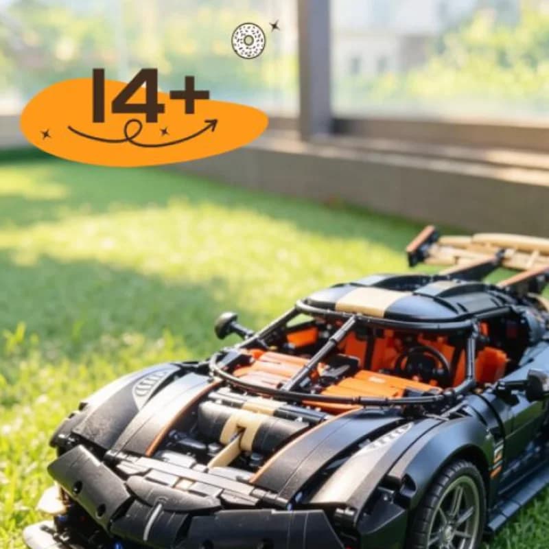 2026 New Racing Car 4104PCS High Tech Megacar Supercar Building Block Construction Toys For Friends Birthday Christmas Gifts