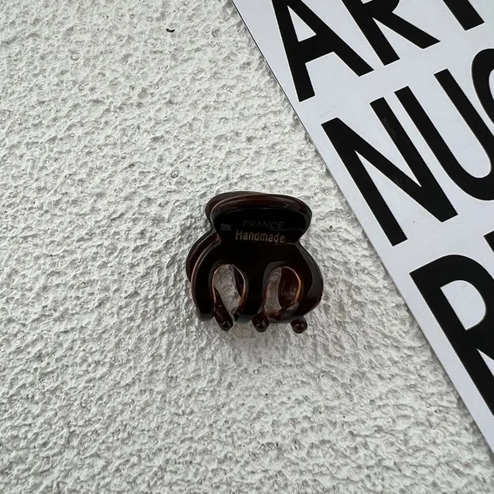 Geometry Shape French Small Hair Claws Acetate Small Hair Clip Korean Style Headwear Female Hair Accessories Mini Hair Claw