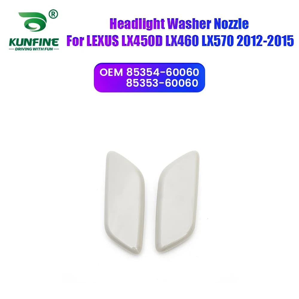 Auto Faro Paraurti Anteriore Rondella Ugello di Spruzzo Jet Faro Copertura Della Pompa Per LEXUS LX450D 2012-2015 85354-60060 85353-60060