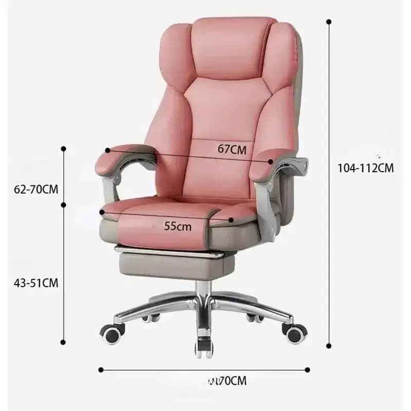 Sedia da Ufficio in Chiffon, Pieghevole, Portatile, Bianca, con Massaggio, Comoda, per ADHD, Correzione Posturale, Sedia Gaming, Offerta Speciale