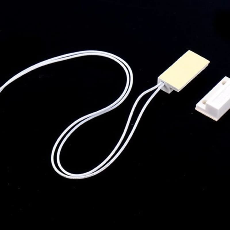 Sensore di sicurezza magnetico cablato MC-38 da 5 pezzi - Sistema antifurto per allarme porta/finestra con grilletto istantaneo per la sicurezza domestica