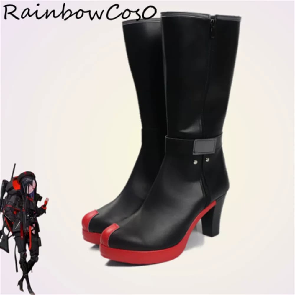 Scarpe e Stivali Eunhwa NIKKE, Cosplay Anime per Halloween e Natale, RainbowCos0 W5714