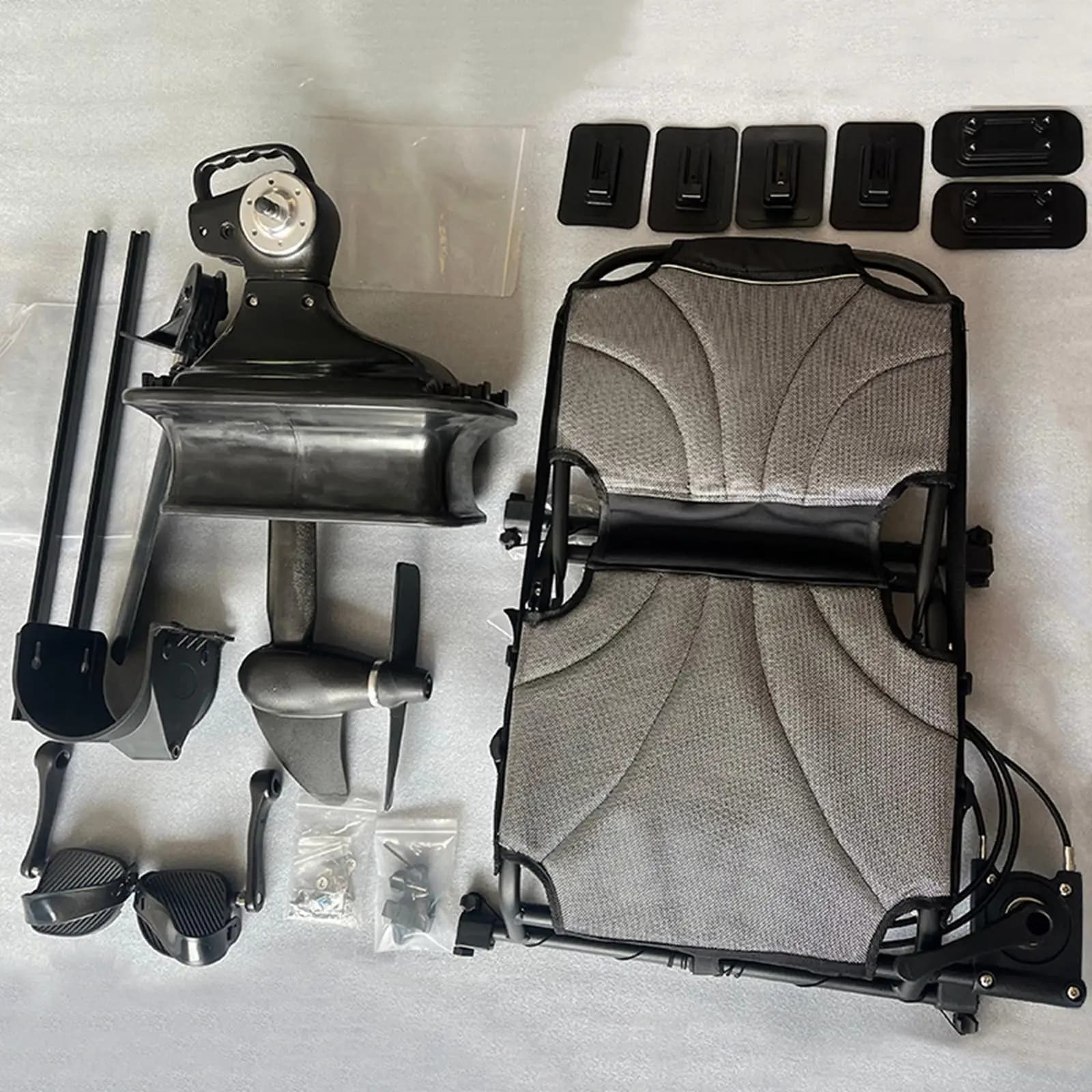 Kayak Pedal Drive Motor Universal Enhanced Balance Mobility Accessories Inflatable Paddle Board Pedals 75x39cm Replacement Drive