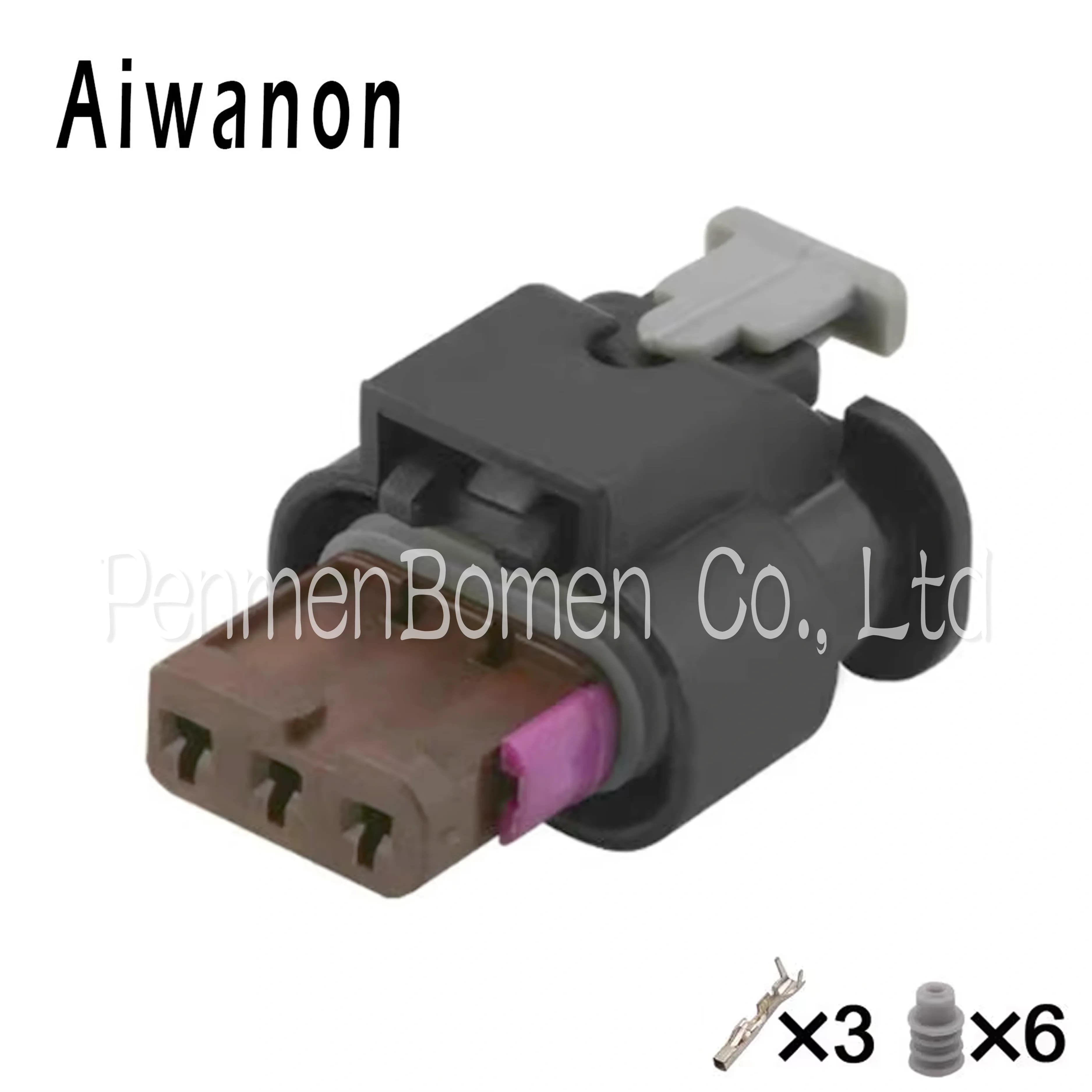 1 Set Connettori Elettrici a 3 Pin per Cavo Pigtail del Cilindro del Sensore di Parcheggio Auto, Cablaggio per 4F0973703A