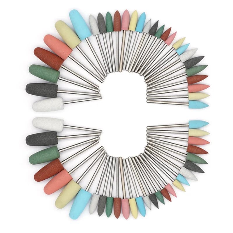 28 Type 2.35mm Dentale Rubber Silicone Polishers Bits HP Gambo Whitening Tooth Straightening Heads Drill Dentist Tool