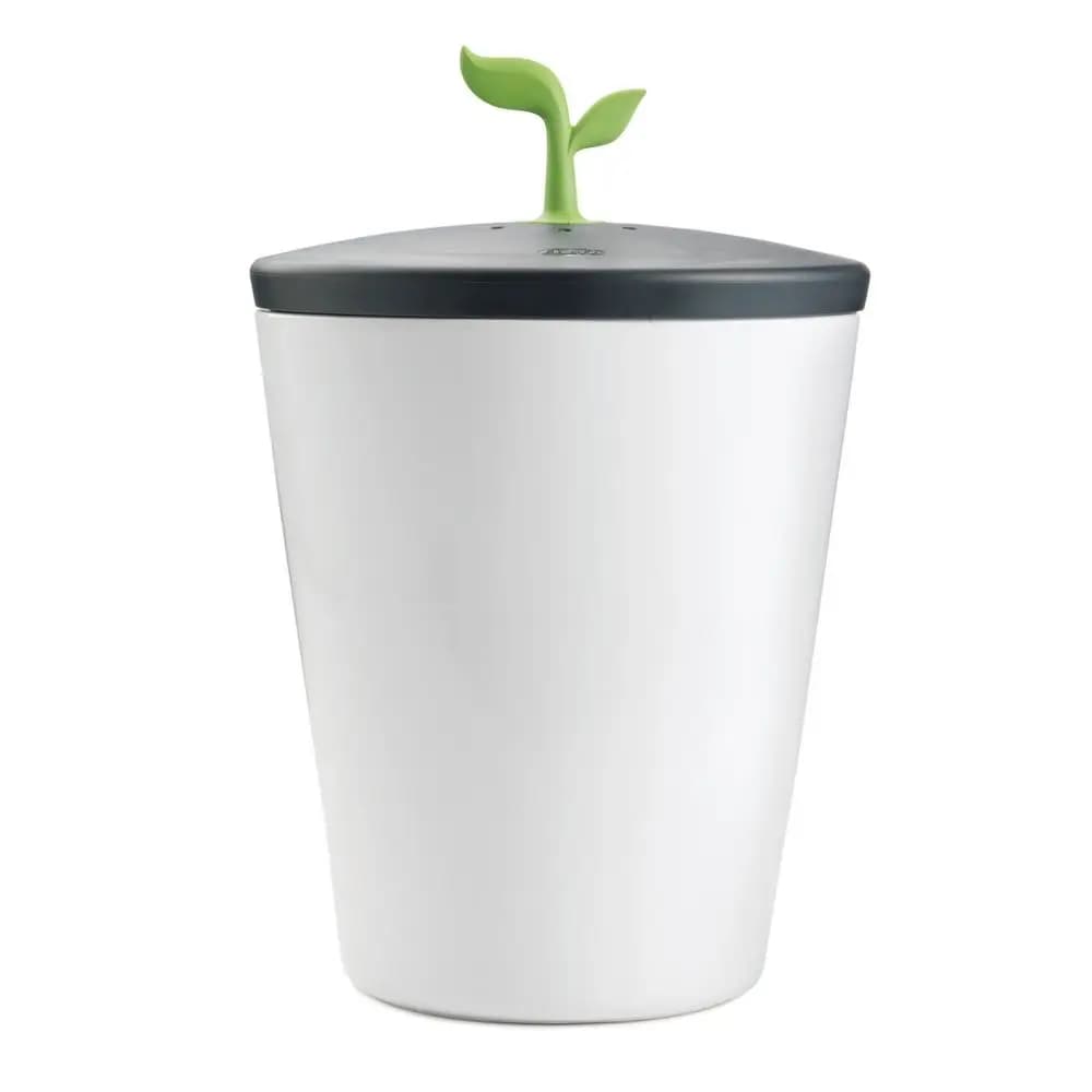 401420120 EcoCrock Contenitore per Compost da Cucina Nero e Bianco 3,3 litri 1