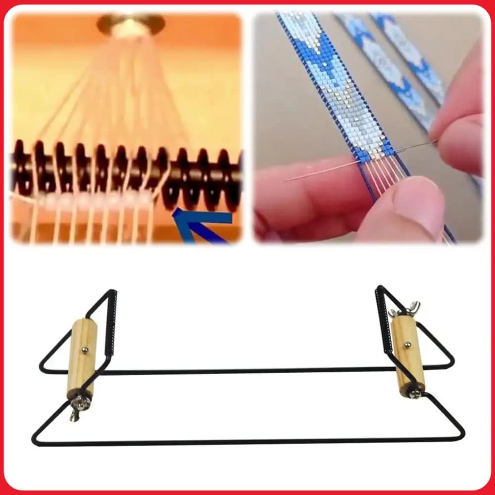 Weaving Beading Machine Includes Extra Wide Loom Thread Needles Knitting Tool DIY Jewelry Making Kit for DIY Jewelry Making Kit