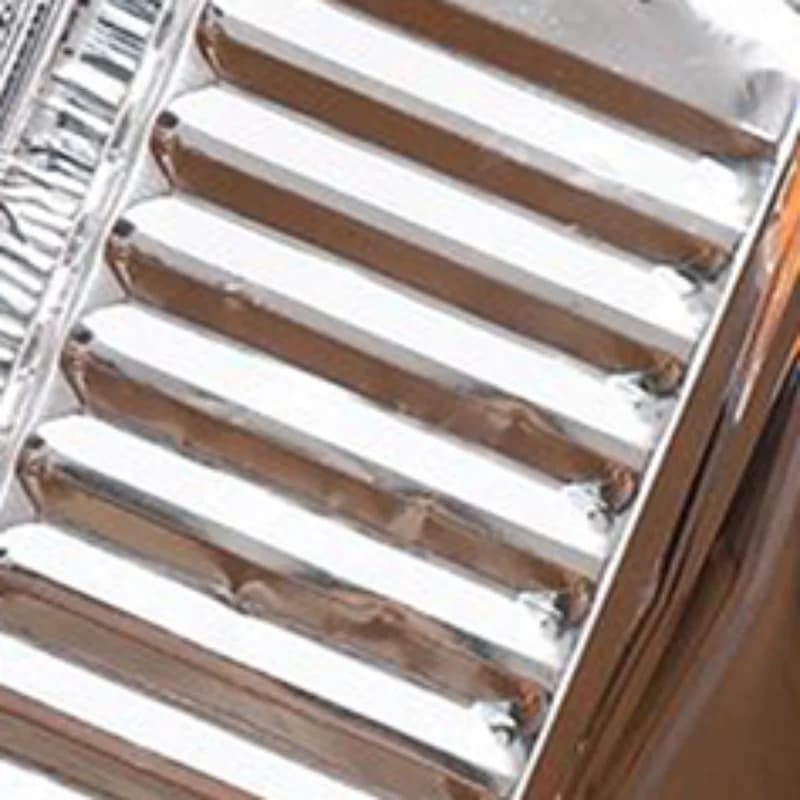10 vassoi rettangolari in alluminio antiaderenti per cottura, per uso alimentare, ideali per barbecue, friggitrice ad aria, forno e cucina