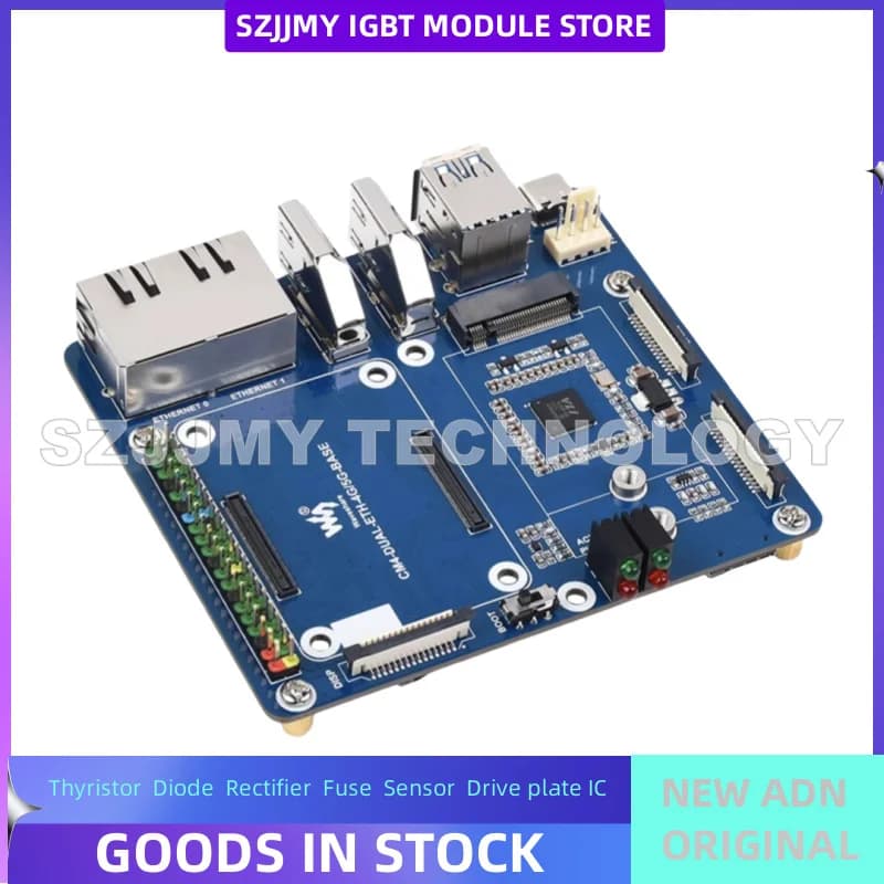 Raspberry Pi CM4 Core Board Base IoT Module Double Doors Gigabit Ethernet Expansion Card 5G/4G NEW ORIGINAL IN MAGAZZINO