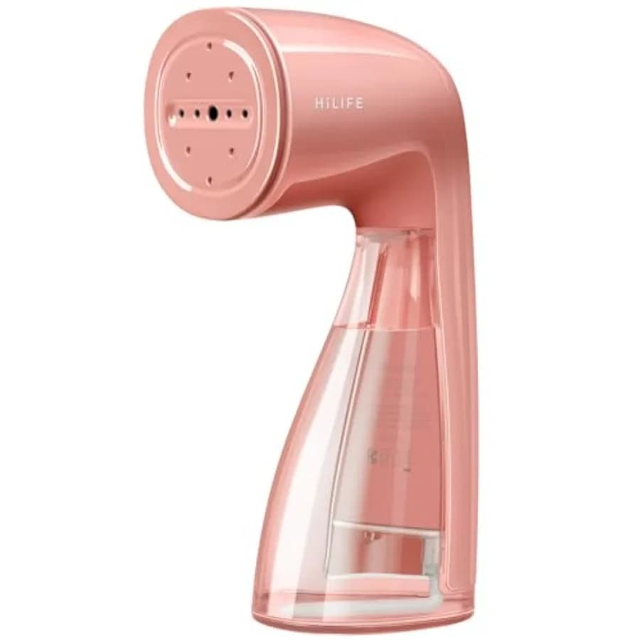 Vaporizzatore per Vestiti 1100W, Rimozione Rapida delle Pieghe con Serbatoio Grande da 300ml, Ideale per Tutti i Tessuti, Facile da Usare, Compatto