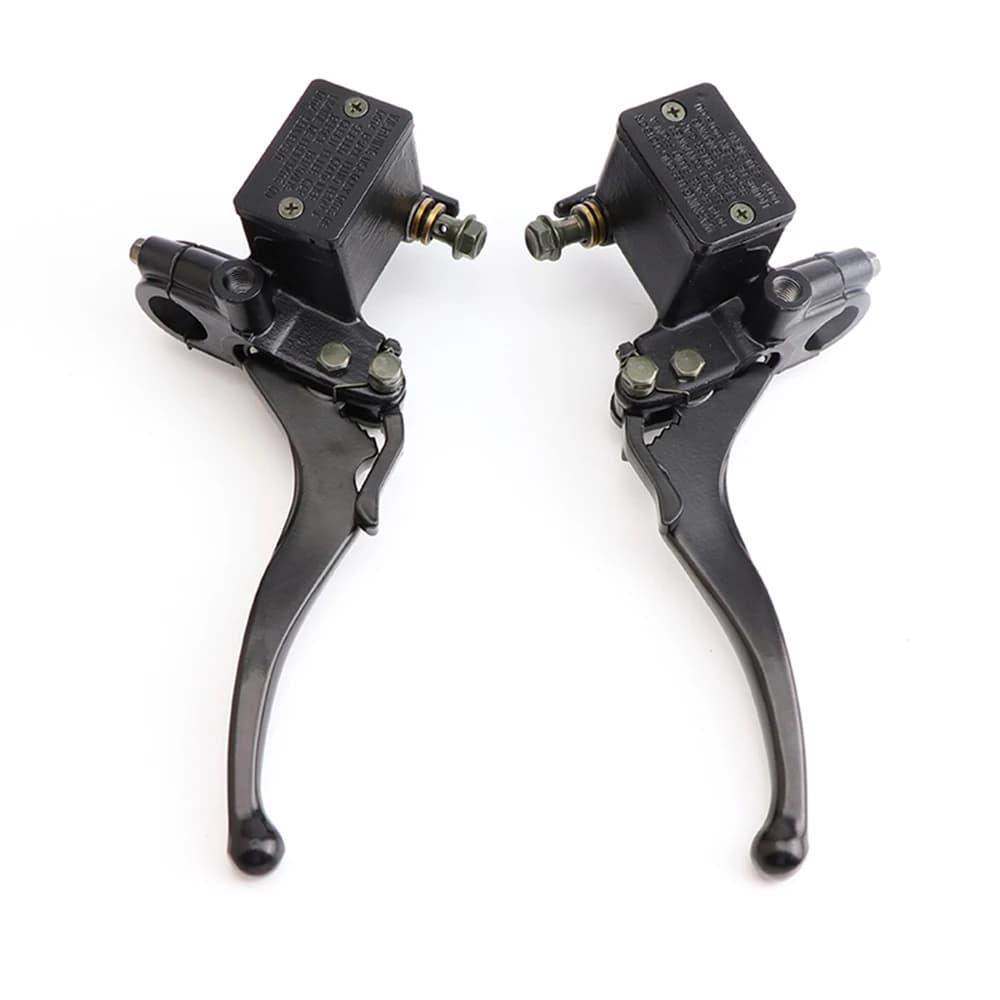 22mm Front Master Cylinder Hydraulic Brake Lever Set with Parking Brake for 150-250cc GY6 ATV Quad Scooter Dirt Bike Go Kart