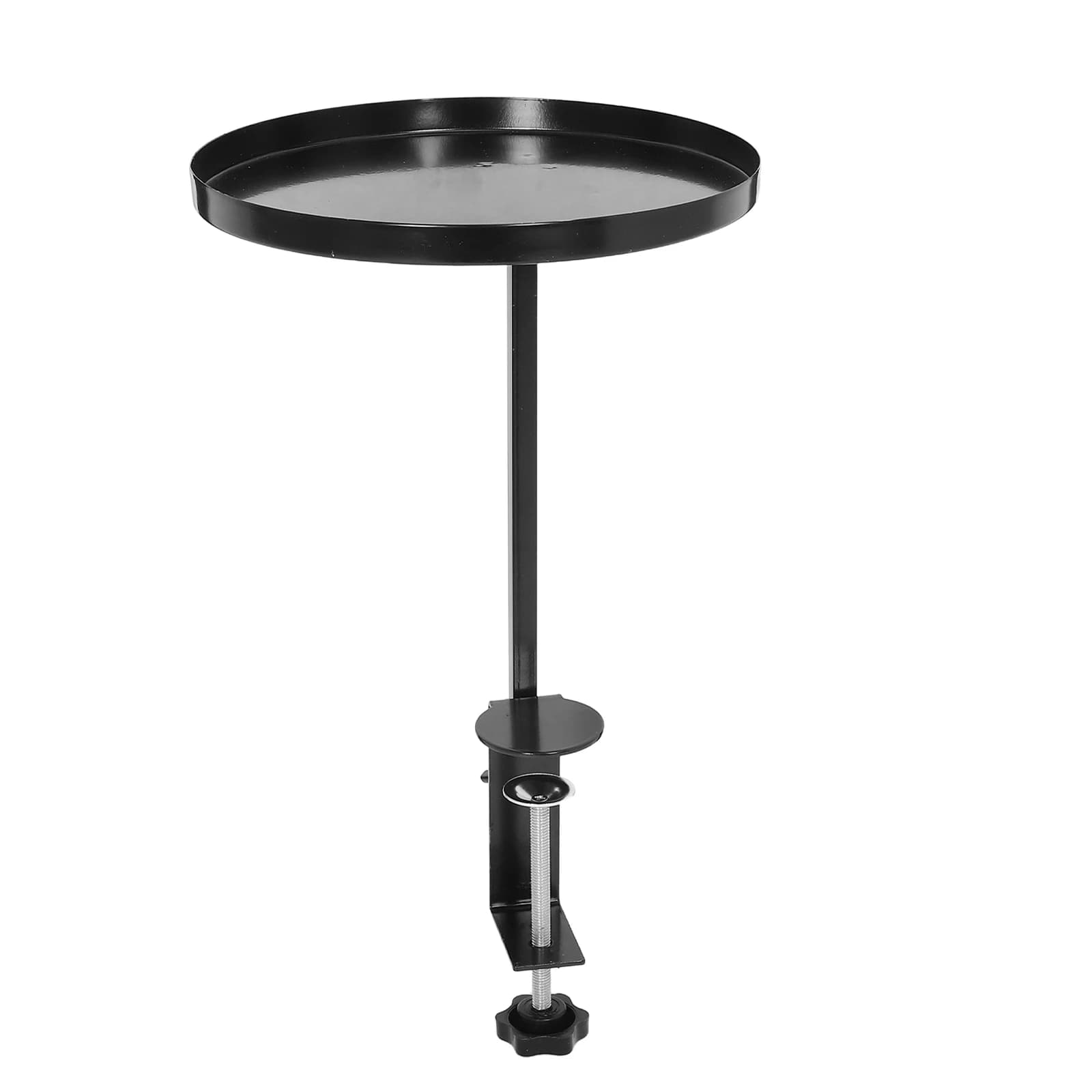 Plant Tray Rack Black Adjustable Metal Windowsill Plant Stand Clamp-On Indoor Gardening Shelf For Succulents Potted