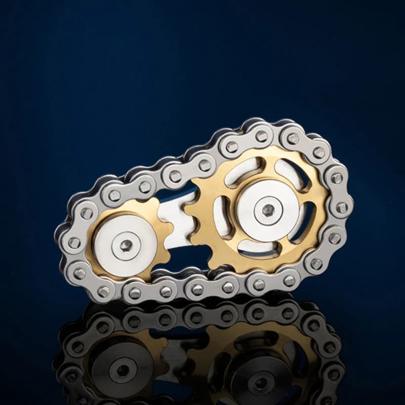 Metal Chain Gear Fidget Spinner Toys for Adult EDC Fingertip giroscopio giocattolo antistress Office antistress Finger Gyro Toy Gift