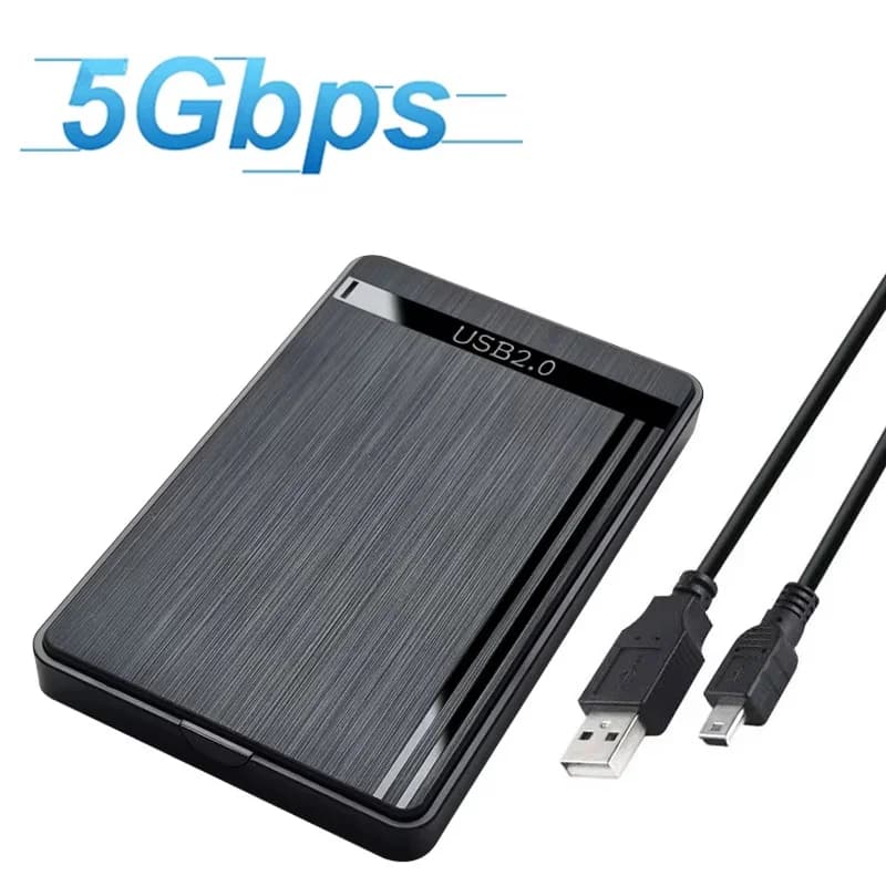 Box esterno per disco rigido da 2,5 pollici USB 3.0/2.0/Type C a SATA, custodia per disco rigido SSD, box esterno per HDD per computer