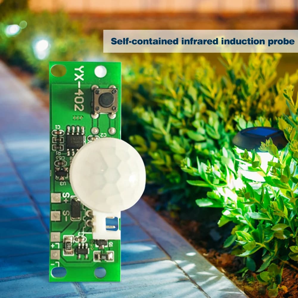 3 Light Modes Solar Lamp Circuit Board Control Sensor Night Light Controller