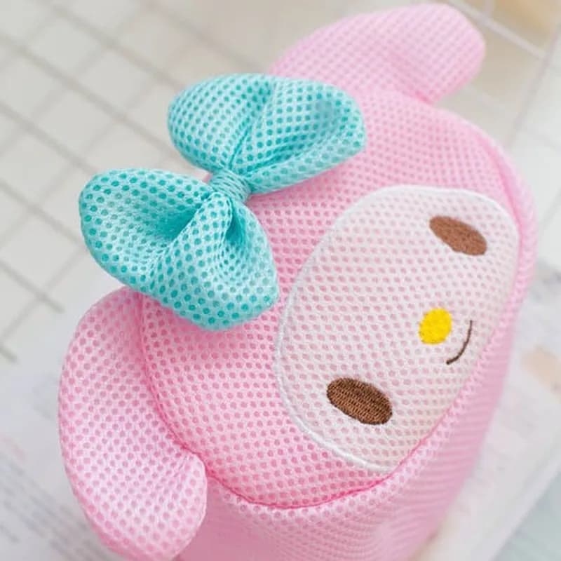 Hello Kitty Cartoon Mesh Bra Laundry Bag Laundry Basket Lingerie Mesh Bag Mesh Laundry Bag to Prevent Deformation