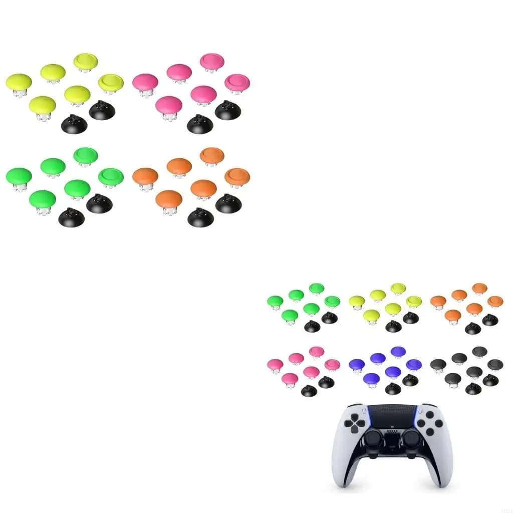 8x analogico gamepadsrockers cover cover controller game ha gestito il pulsante sostituzione della parte compatibile