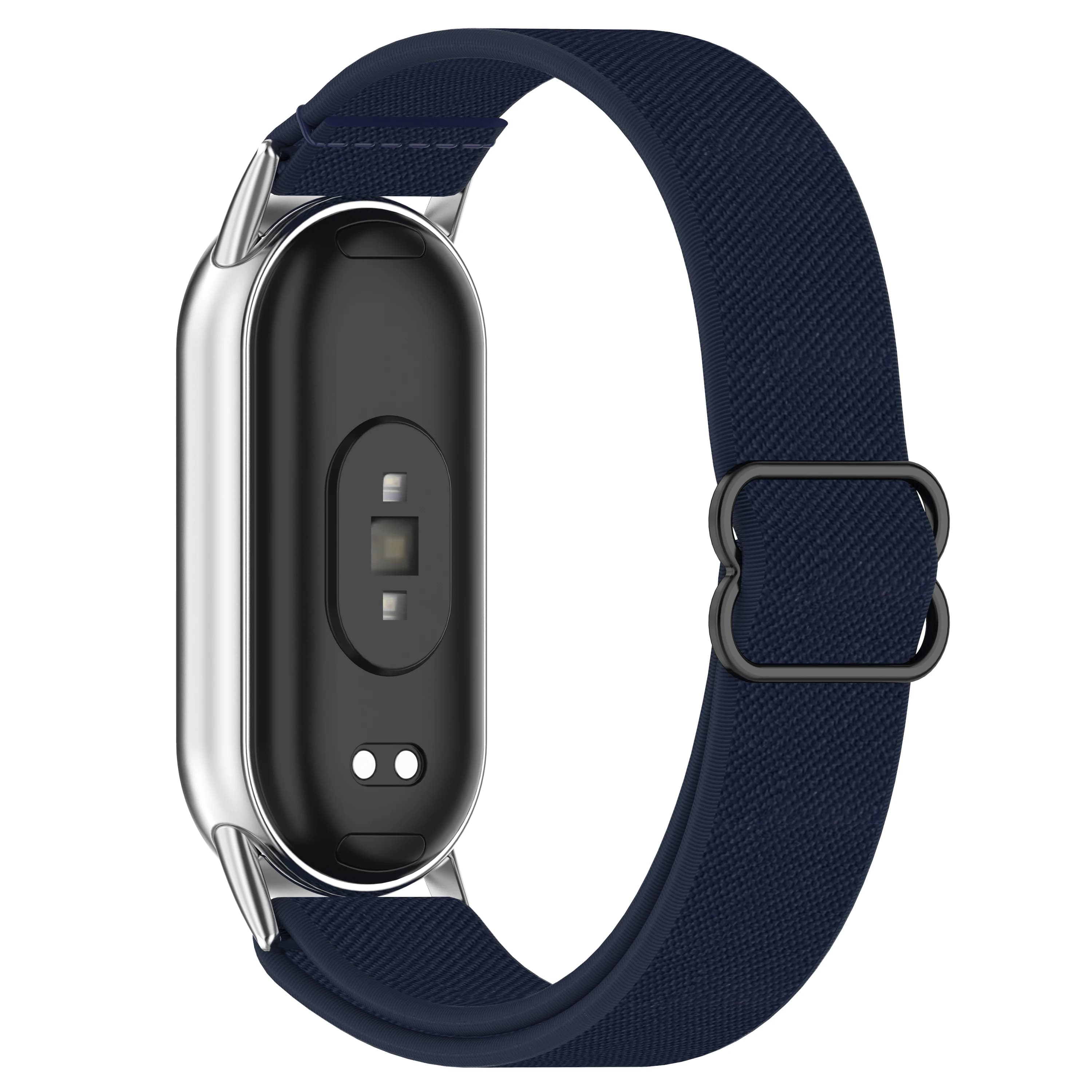 Cinghie Scrunchie per Xiaomi Mi Band 9 8 Accessori cinturino Anello in nylon elastico Bracciale correa di ricambio Fasce Miband9 Miband8