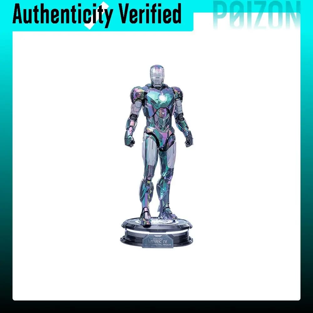 Hot Toys Movie Masterpiece Die Cast Collection Iron Man Mark 4 Shadow Iridescent Geometric Edition 1 6 Alloy MMS855D79