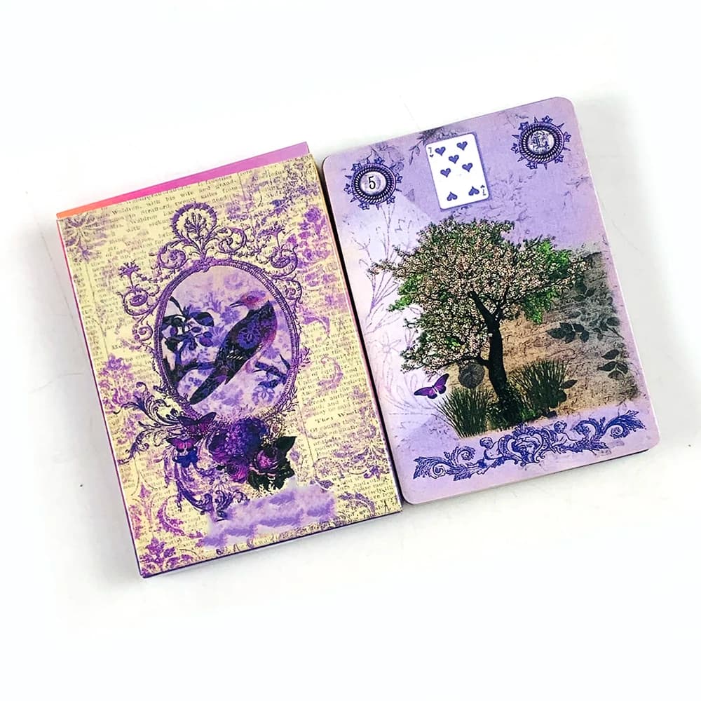 Gioco di carte Oracle da 8,8*6,3 cm. 39 carte Oracle squisite, resistenti e portatili, ideali per viaggi, divinazione e pratiche spirituali.