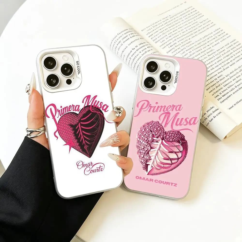 Singer Ousi O-Omar Courtz Phone Case For iPhone 17,,15,14,16,13,11,12, Plus,Pro Max,White Silver Phone case