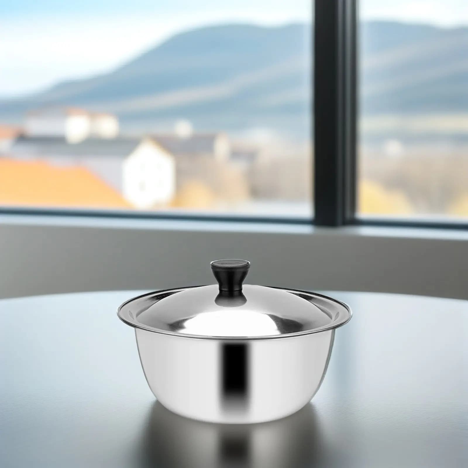 1 set 1 Set Stainless Steel Mixing Bowl 3-Piece Kitchen Food Container For Salad, Baking, Cooking, Soup, Dough, Egg, Fruit,