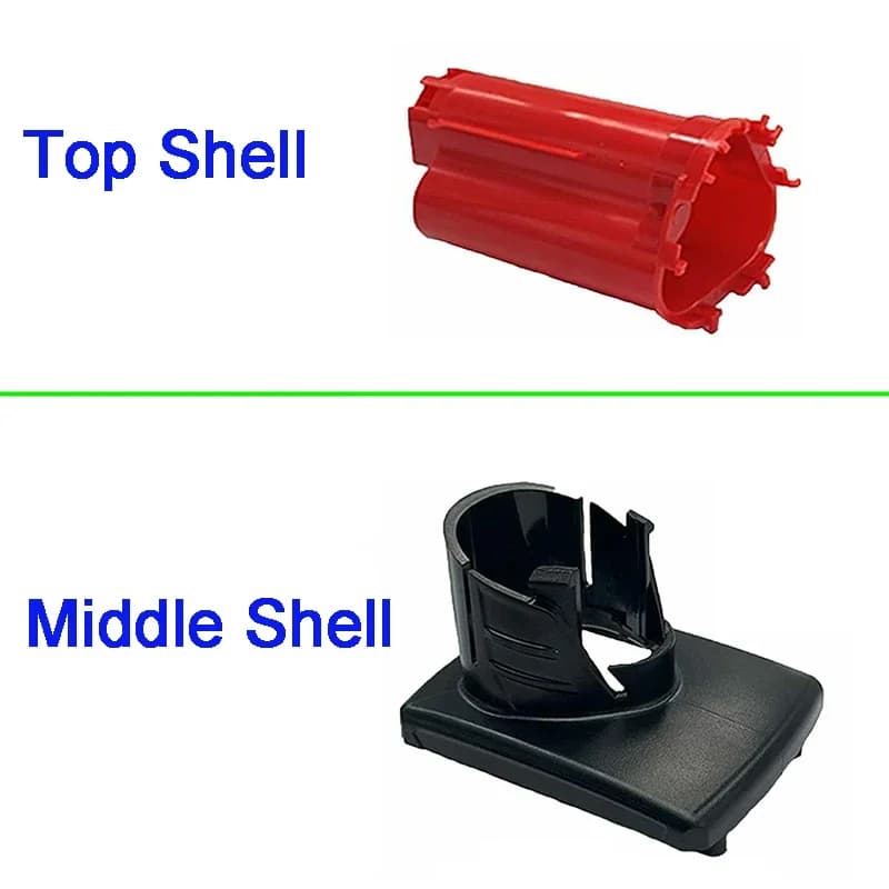Sottosmontaggio delle parti della scatola della custodia in plastica della batteria agli ioni di litio per Milwaukee 12V per M12 Guscio centrale Alloggiamenti superiori Accessorio 48-11-2411